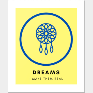 Dreamcatcher Navy Posters and Art